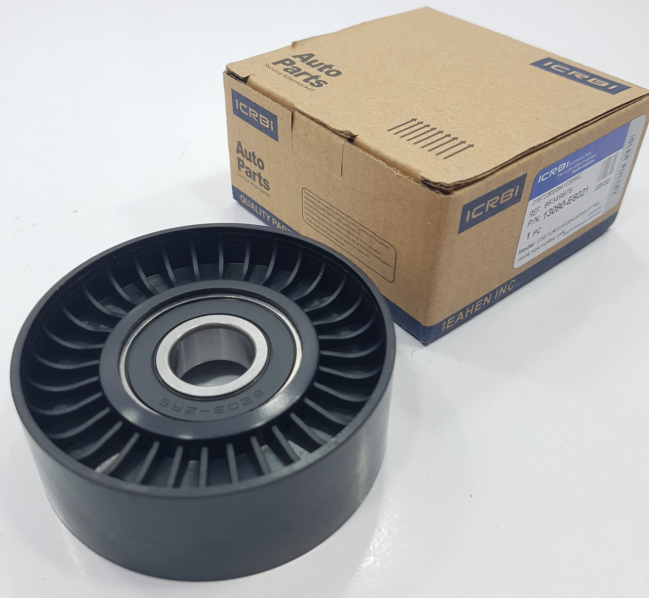 Ролик натяжителя ремня генератора Лачетти CRB Корея, фото 1