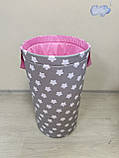 Кошик для іграшок Зірочки+рожевий, фото 2