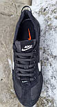 Nike Vapor nxt мужские чёрные стильные кожаные кроссовки, фото 4