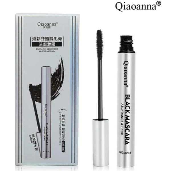 Туш для вій водостійка Qiaoanna Black Mascara 8 г Чорна, фото 1