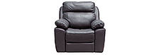 Шкіряний комплект меблів "Alabama" (Алабама): розкладний диван і крісло (3р+1), фото 3