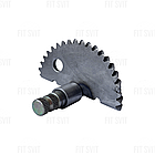 Кришка варіатора під 10 колесо GY6 50-80 сс в зборі, фото 7