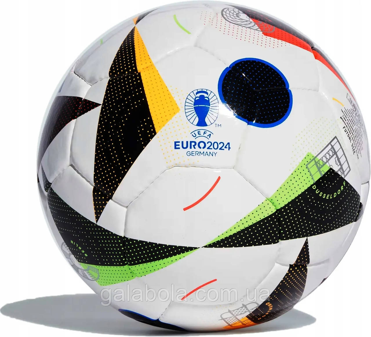 М'яч для футзала (мініфутболу) Adidas Fussballliebe Euro 2024 Pro Sala IN9364 (розмір 4), фото 1