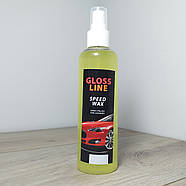 Моментальний глянсовий спрей поліроль для кузова авто Gloss line Speed Wax 200мл (X-379), фото 6
