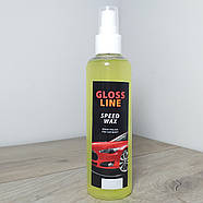 Моментальний глянсовий спрей поліроль для кузова авто Gloss line Speed Wax 200мл (X-379), фото 5