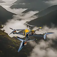 Квадрокоптер с камерой Darwin129 7 Long Range PNP 7-дюймовый дрон для дальних полетов