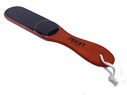 ТЕРКА ДЛЯ ПЕДИКЮРА ДЕРЕВО Heart дуб 60/80/100/120