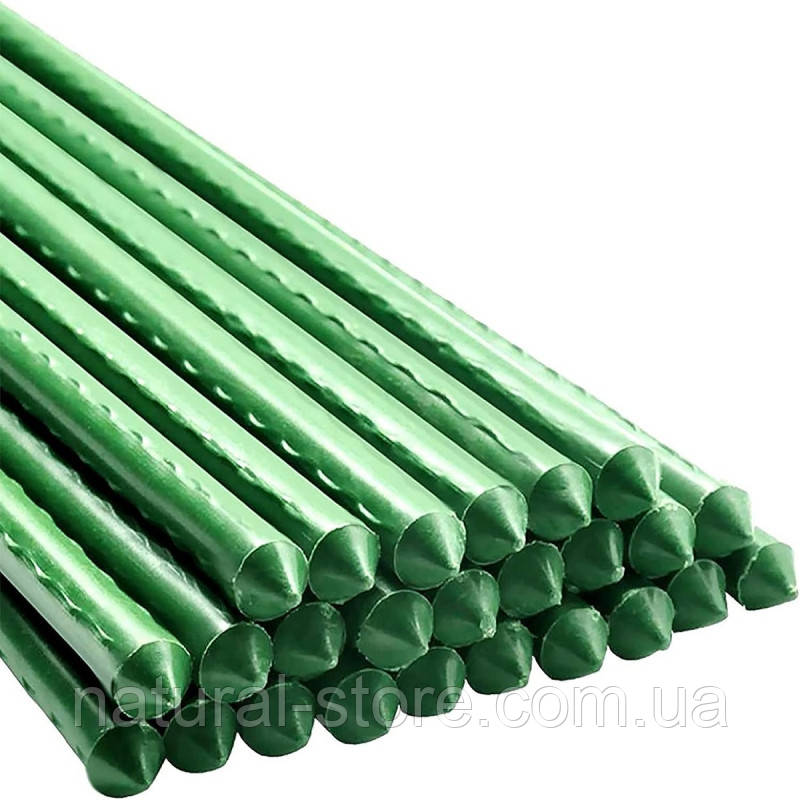 Кілочки для підв'язування 180см діам. 11мм. металеві, покрити ПВХ, для високорослих помідорів