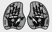 Лопатки для плавания Arena VORTEX EVOLUTION HAND PADDLE срібний, черный Уни M