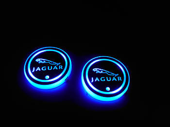 Підсвічування підсклянника з логотипом автомобіля Jaguar