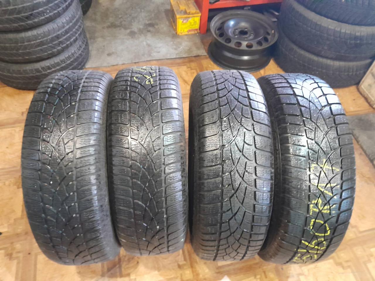 Комплект зимових шин 215/60/17С,2018рік,Dunlop Winter Sport 3D,з Германії без пробігу по Україні