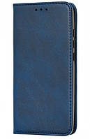 Чехол-книжка для смартфона Xiaomi Redmi 12C, Premium Leather Case Dark Blue (код 1518871)