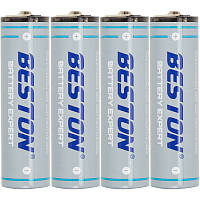 Акумулятор Beston AA USB Type-C 1.5V 1460mAh Li-ion (2AC-60), 4 шт.