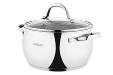 Набір посуду Ardesto Gemini Vittoria 6 перед. 2,2 л, 3,0 л 4,0 л, неіржавка сталь, фото 4