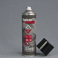 Аэрозольный клей Tapicer Glue Strong (до 100°C) для мебели, ткани, ковров, резины, к металлу, Польша 500мл