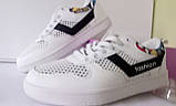 Кросівки жіночі білі сітка 39, фото 2