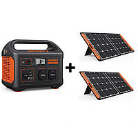 Портативна електростанція Jackery Explorer 1000 + сонячна панель SolarSaga 100W+100W