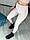 Жіночі лосини рубчик з високою посадкою на флісі (Розміри 42,44,46,48,50,52), Бежеві, фото 3