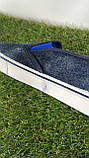 Модні дитячі сліпони джинсові сині р.37(брак), фото 2