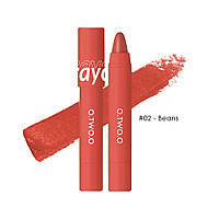 Помада-карандаш O.TWO.O Crayon Matte Velvet Lipstick Pen (02)