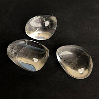 Сувенірні натуральні камені Гірський Кришталь сірий d-22х16мм+- (фасування 100г.)