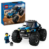 Конструктор Лего Сити Синий монстр-трак Lego City Blue Monster Truck 60402
