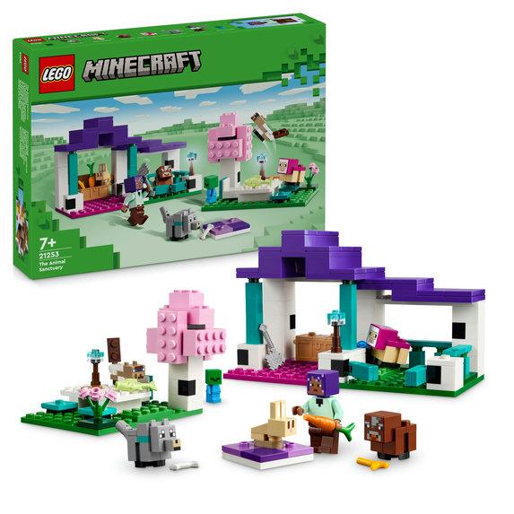 Конструктор Лего Майнкрафт Пріюч для тварин Lego Minecraft The Animal Sanctuary 21253