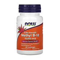 Метил В12 метилкобаламін Now Foods Methyl B-12 10000 mcg 60 Lozenges