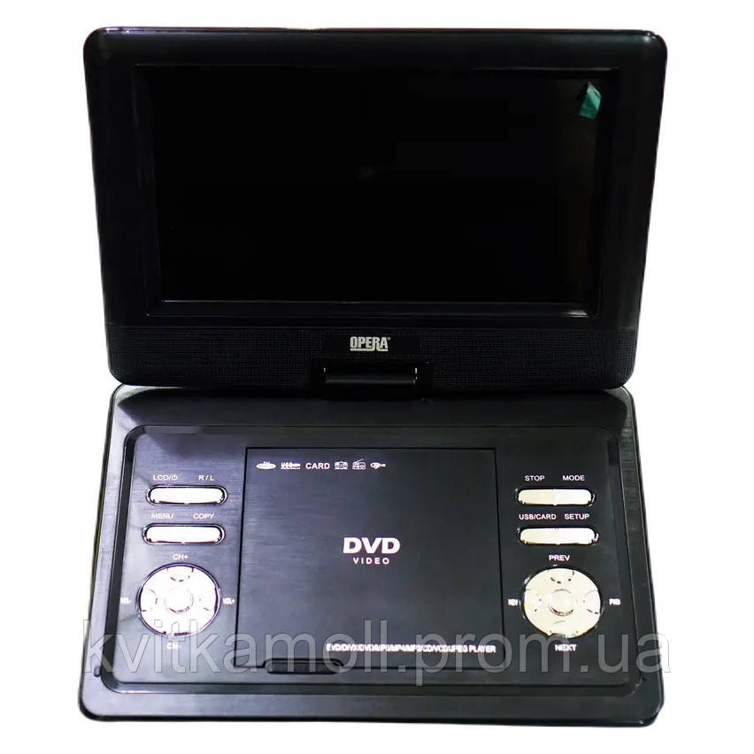 Портативный DVD-проигрыватель Opera 1129 10.5 TV-тюнер USB SD Black (3_02674) KA, код: 8154219 - фото 1 - id-p2071510934