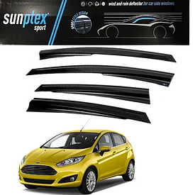 Дефлектори вікон вітровики для авто Ford Fiesta 2008-2017 SUNPLEX