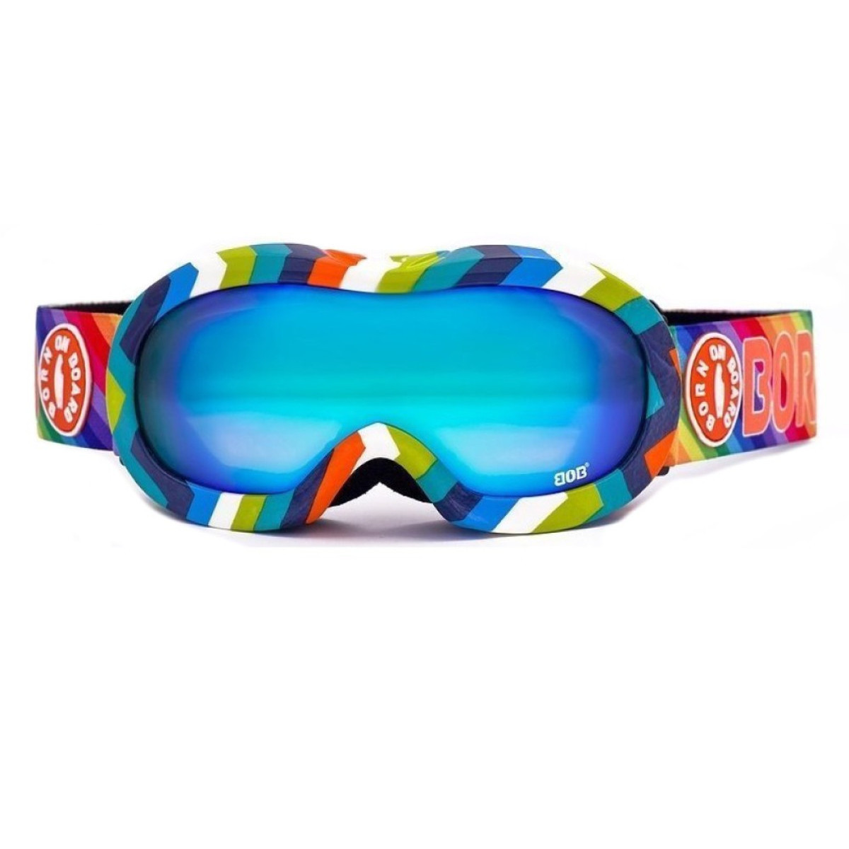 Дитячі, молодіжні лижні окуляри Born On Board Rainbow Shine, фото 1