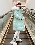 Зимова куртка дитяча на дівчинку з капюшоном тепла, фото 6