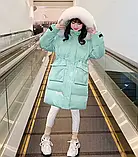Зимова куртка дитяча на дівчинку з капюшоном тепла, фото 3