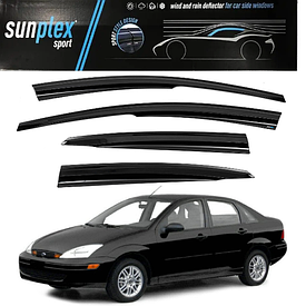 Дефлектори вікон вітровики для авто Ford Focus I седан 1998-2005 SUNPLEX