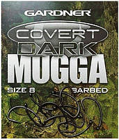 Гачок Gardner Covert Dark Mugga hooks barbed #4 (20шт)