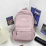Рюкзак JINISIAO жіночий дитячий шкільний портфель рожевий, фото 4