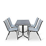 Набір стіл та стільці садових меблів "Палермо Плюс" Венге від Mix-Line, фото 7