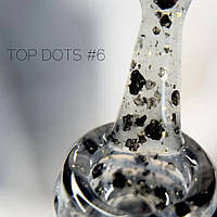 Crooz Top Dots №06 - топ для гель-лака с хлопьями, 8 мл