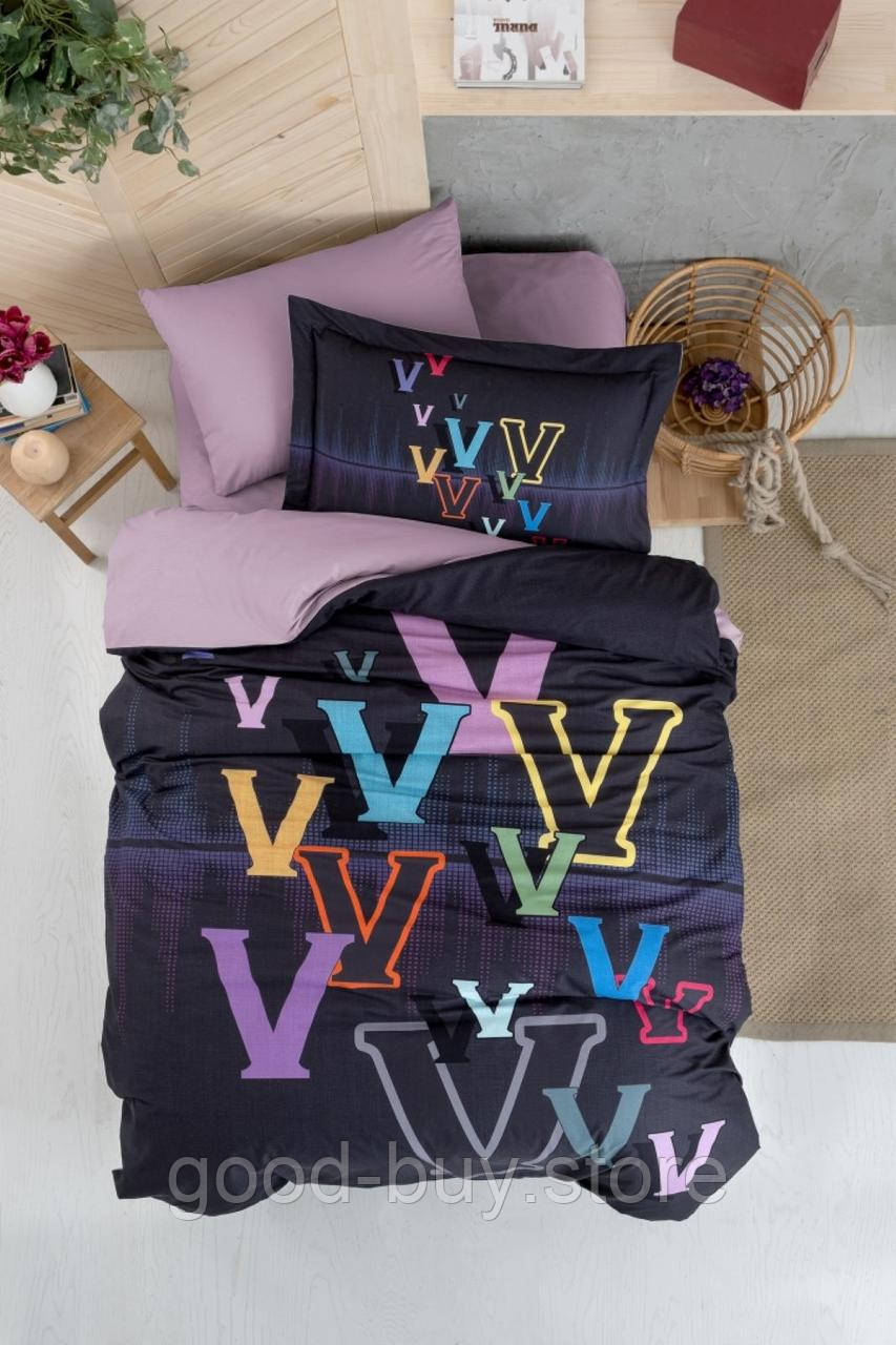 First Сhoice Gloss Mauve підліткова постільна білизна ранфорс Deluxe полуторна 160х220