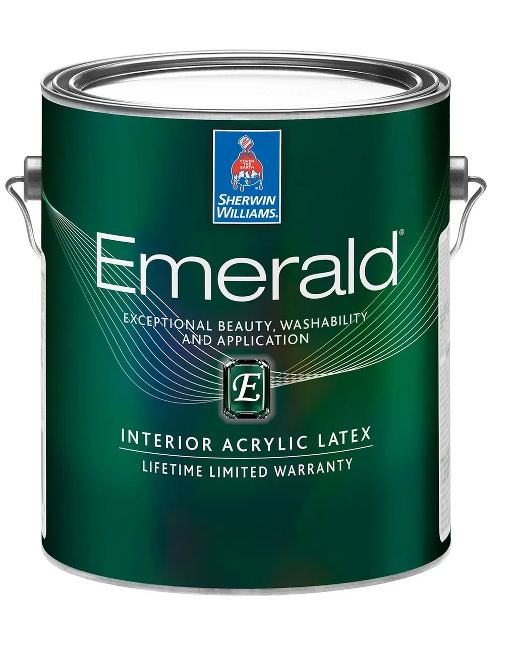 Інтер'єрна фарба акрилова Sherwin-Williams Emerald Interior Acryllic Latex FLAT, 3.78л