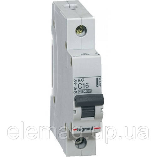 Автоматичний вимикач 1 полюс 40A тип C 4,5 кА Legrand серії RX3