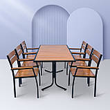 Набір для дачі стіл та стільці "Брістела" 160 Тік від Mix-Line, фото 6