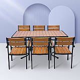 Набір для дачі стіл та стільці "Брістела" 160 Тік від Mix-Line, фото 8