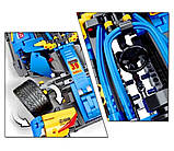 Конструктор велика спортивна машинка з амортизаторами та рухомими елементами 1348 деталей Довжина машини 48 см, фото 5