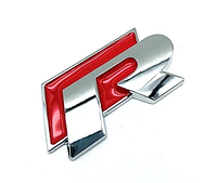 Табличка металлическая Емблема VW Volkswagen R-line Шильдик напис black на кришку багажника крило красная