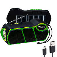 Портативная солнечная система с повербанком 1500 mAh, Bluetooth, GD-LITE-11 / Радио с фонариком