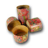 Форми паперові для паски розмір 130х85 "Метелик" (об'єм 400 грам) 50 шт/уп., фото 4