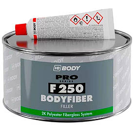 Шпаклівка зі скловолокном Body F250 Fiber 250+8г