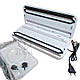 Побутовий кухонний вакууматор 3х300мм Автоматичний вакууматор рифлених пакетів DZ-300N Вакууматор Hualian, фото 2