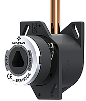 Корпусна газова розетка медичне повітря 7 Бар - DIN - припаювальна